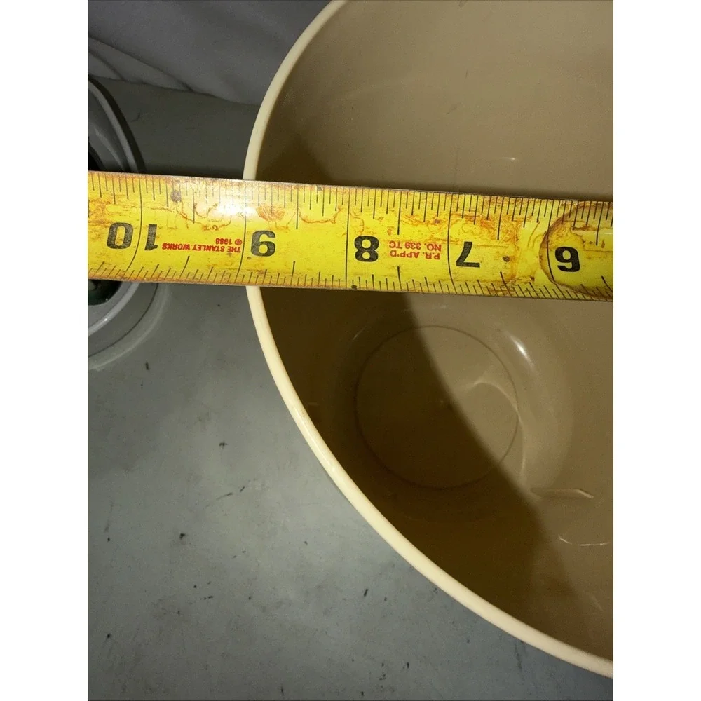 Hygiene Industries Wastebasket Unisex OS Tan Excellent Vintage Mallard Duck USA